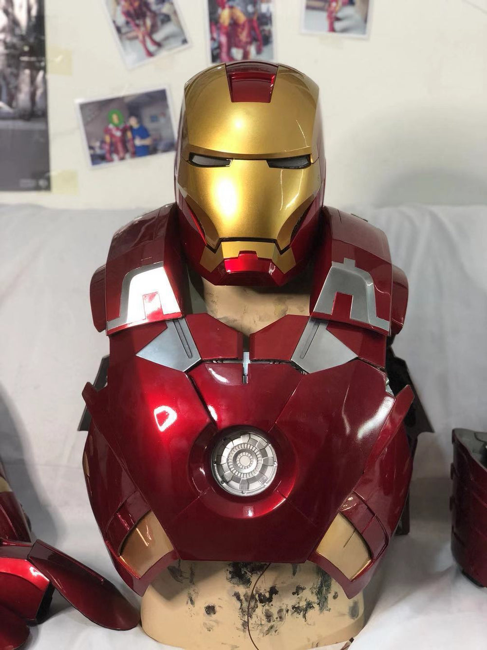 Wearable Iron Man MK7 Suit 3D Printed primed set( ready to paint)