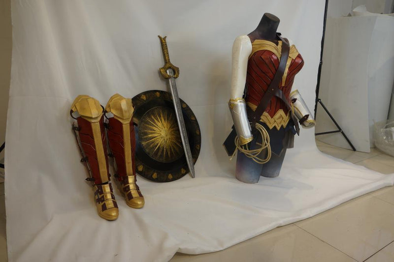 Wonder Woman Cosplay Costume Made From EVA and Leather - JOETOYS