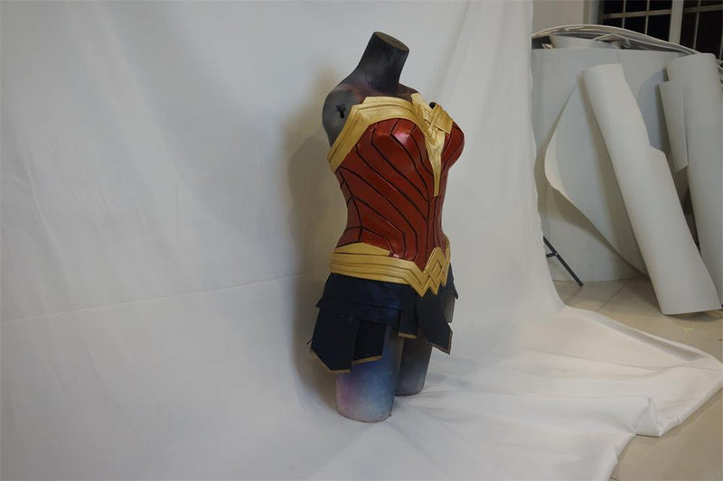 Wonder Woman Cosplay Costume Made From EVA and Leather