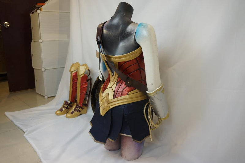 Wonder Woman Cosplay Costume Made From EVA and Leather